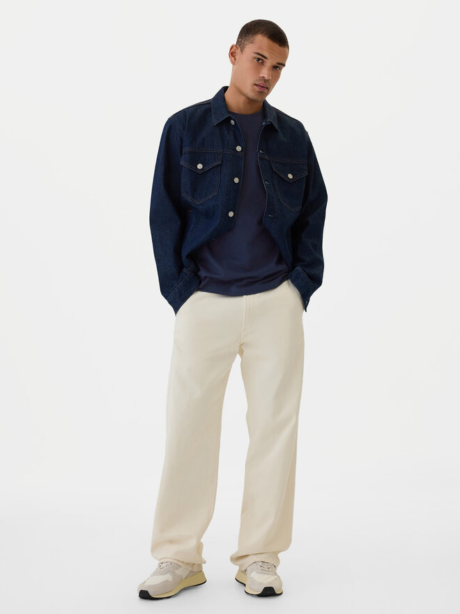 Gap Gap T-Shirt 502022-03 Dunkelblau Regular Fit