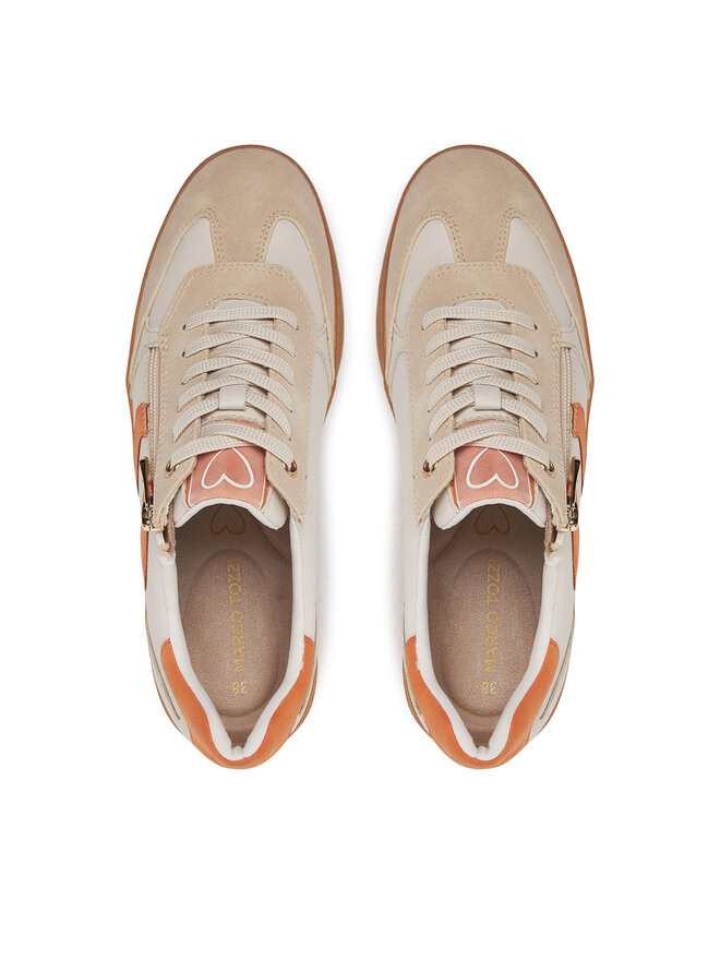 MARCO TOZZI Sneaker Donna Slip-On Im Retro Look con Chiusura Zip 2-23739-44