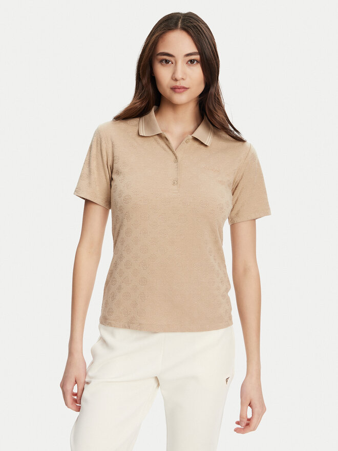 Guess Guess Поло V5YP01 KCX12 Бежевий Regular Fit