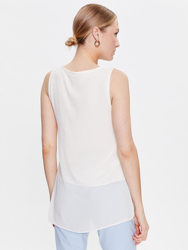 Marella Marella Top Isolana 2331610133 Écru Regular Fit