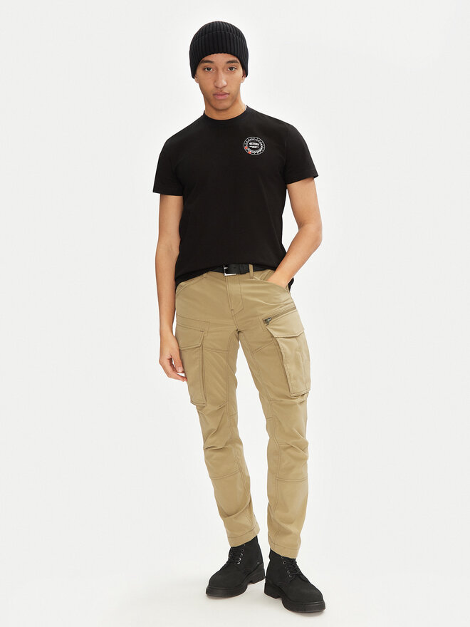 G-Star Raw G-Star Raw Marškinėliai Gauge D25972-C336 6484 Juoda Regular Fit