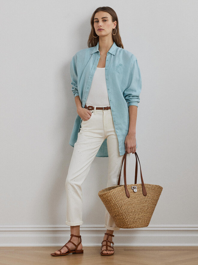 LAUREN RALPH LAUREN Torebka LAUREN RALPH LAUREN Tanner 431960443001 Beżowy
