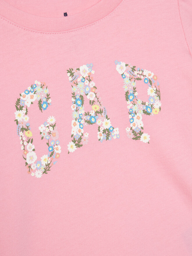 Gap Gap Marškinėliai 736118-01 Rožinė Regular Fit