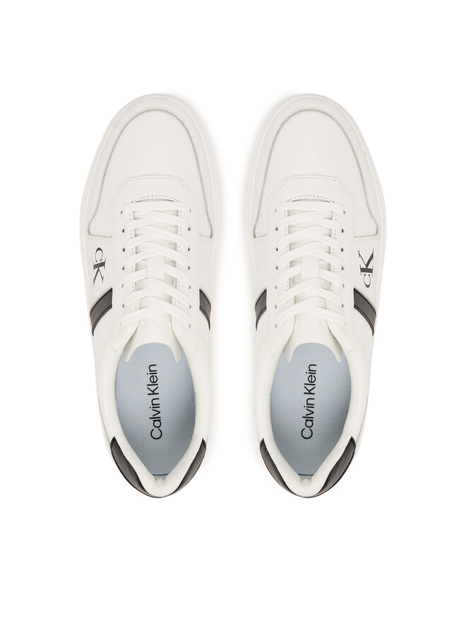 Calvin Klein Sneakers Calvin Klein Classic Cups Lace Lth Emb Tongue HM0HM02237 Weiß