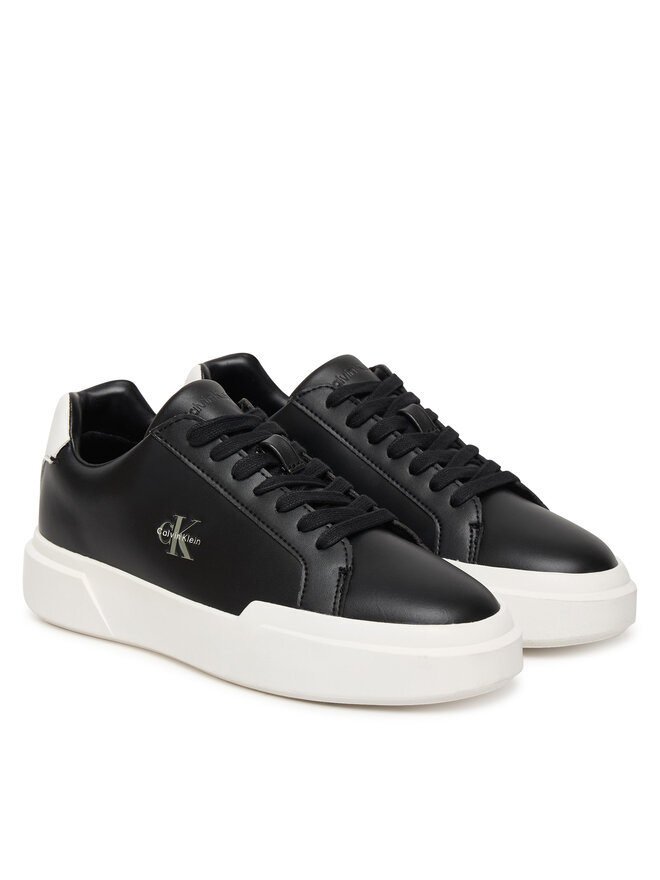 Calvin Klein Sneakers Calvin Klein Chunky Cupsole Laceup Lth Ml YW0YW01947 Schwarz