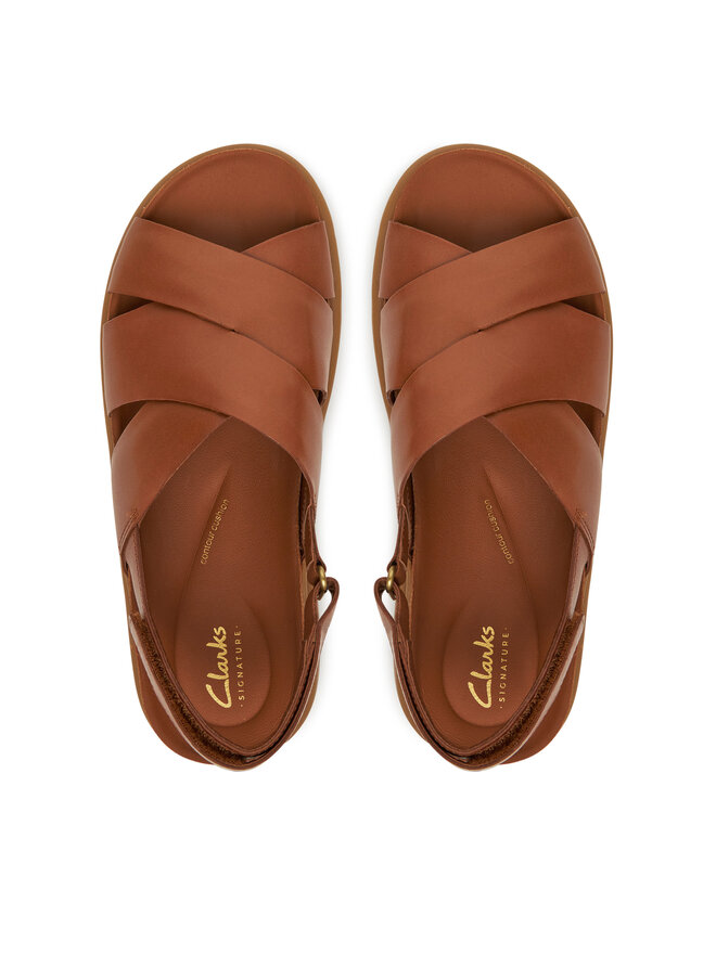 Clarks Sandale Clarks Aristella Sun 26181258 Smeđa