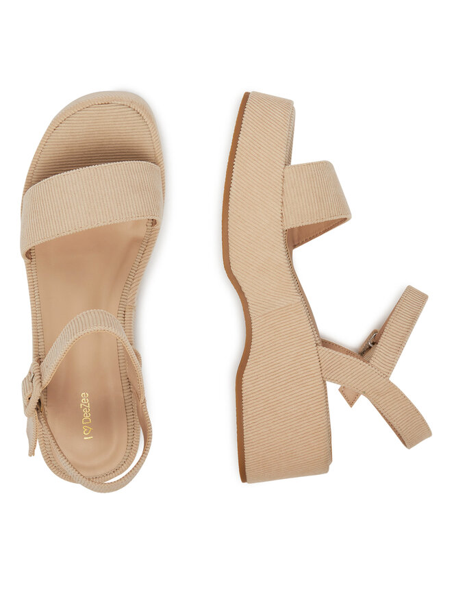 DeeZee Sandalen DeeZee DXJ220515 Beige