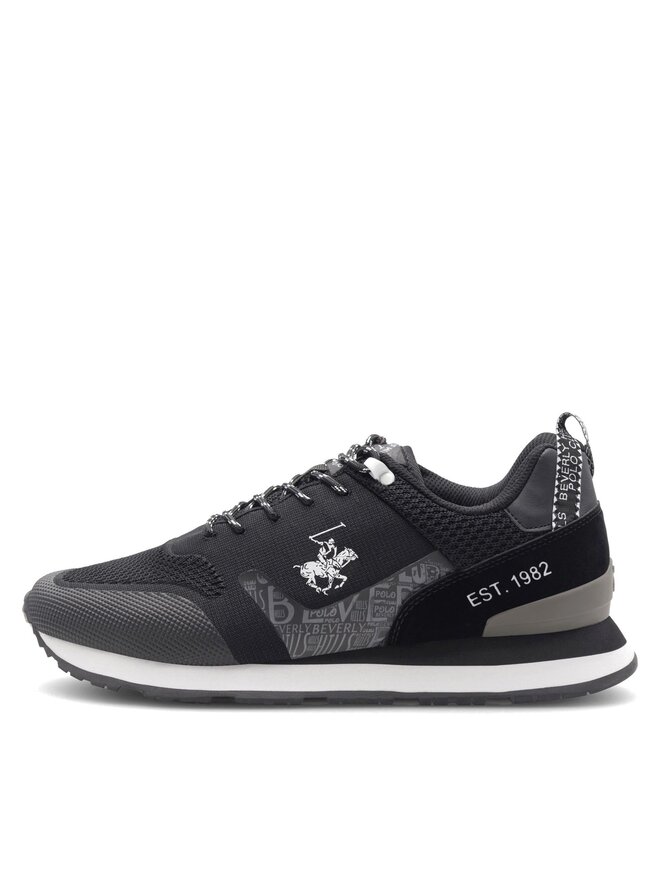 Beverly Hills Polo Club Sneakersy Beverly Hills Polo Club PASEO-01 Černá