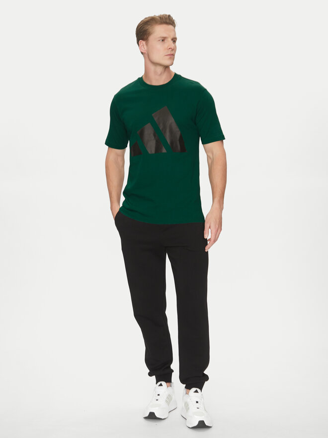 adidas adidas T-Shirt Essentials Big Logo JE8932 Grün Regular Fit