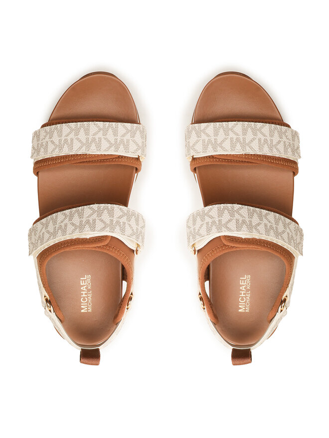 Basutės MICHAEL Michael Kors Maverick Sandal 43S2MVFA3B Smėlio | eavalyne.lt
