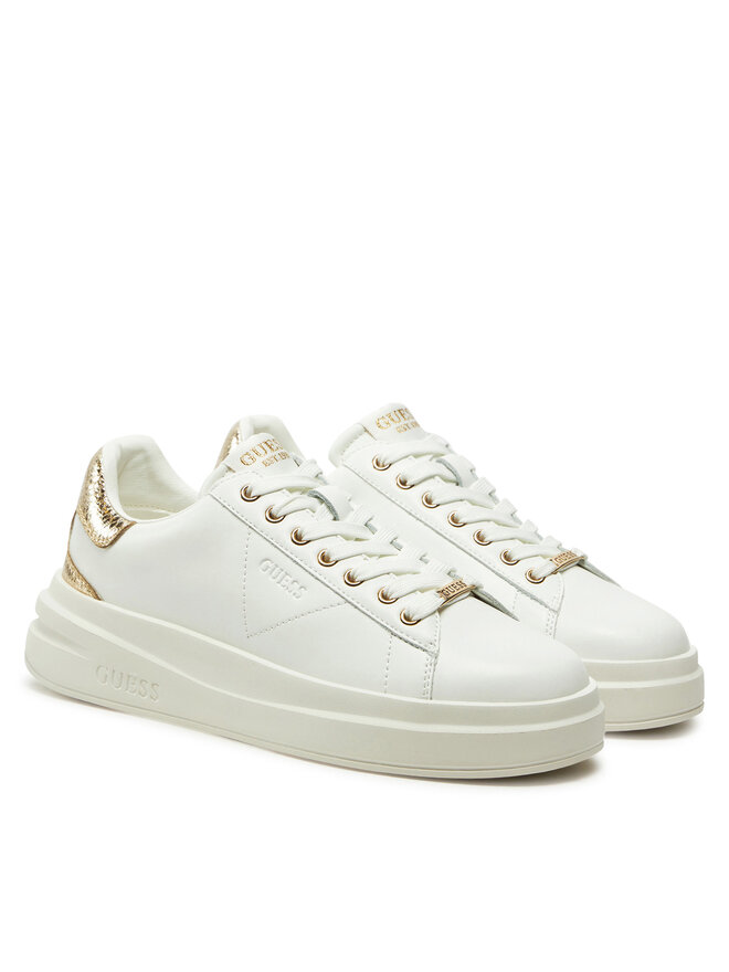 Guess Sneakersy Guess FLTELB LEM12 Biały