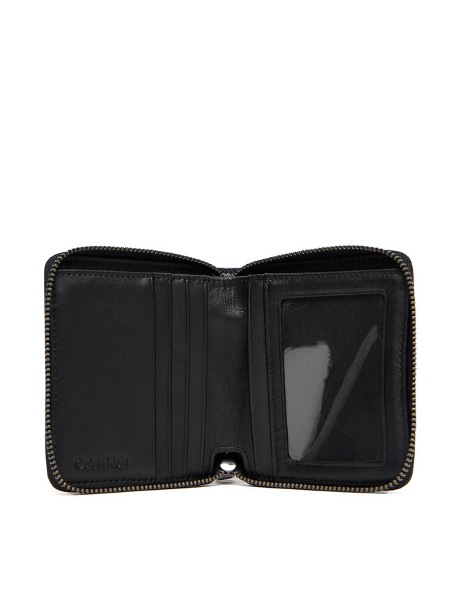 Calvin Klein Мале Чоловіче Портмоне Calvin Klein Ck Zip Billfold LV04D1077G Чорний