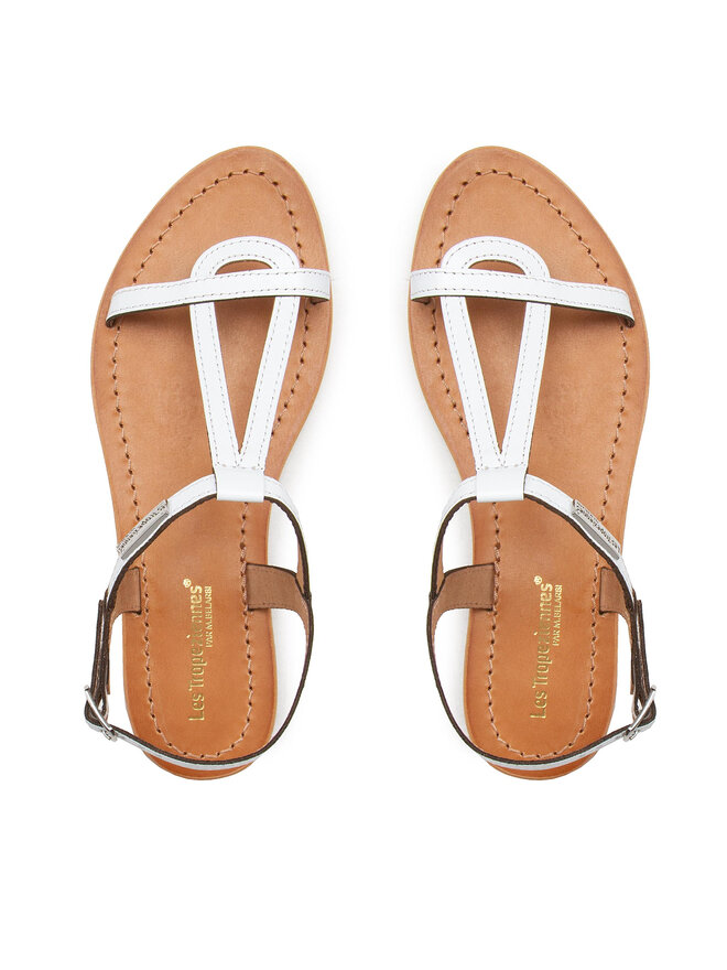 Sandali Donna Les Tropéziennes Hamess - Pelle Spessa, Suola In Pelle, Made In India - Foto 5