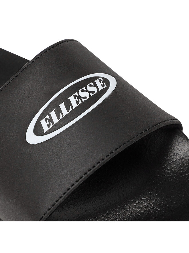 Ellesse Fellenties – Herren Pool-Slides, Bequeme Pantoffeln, Logo-Akzent, Weiß/Schwarz