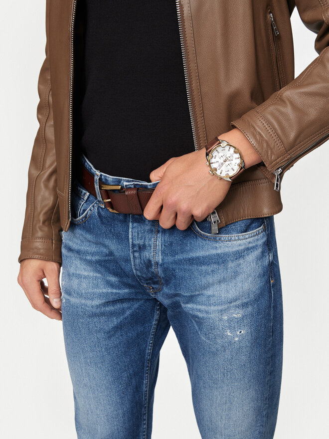 Годинник Diesel Spiked DZ4665 Коричневий | evzuttya.com.ua