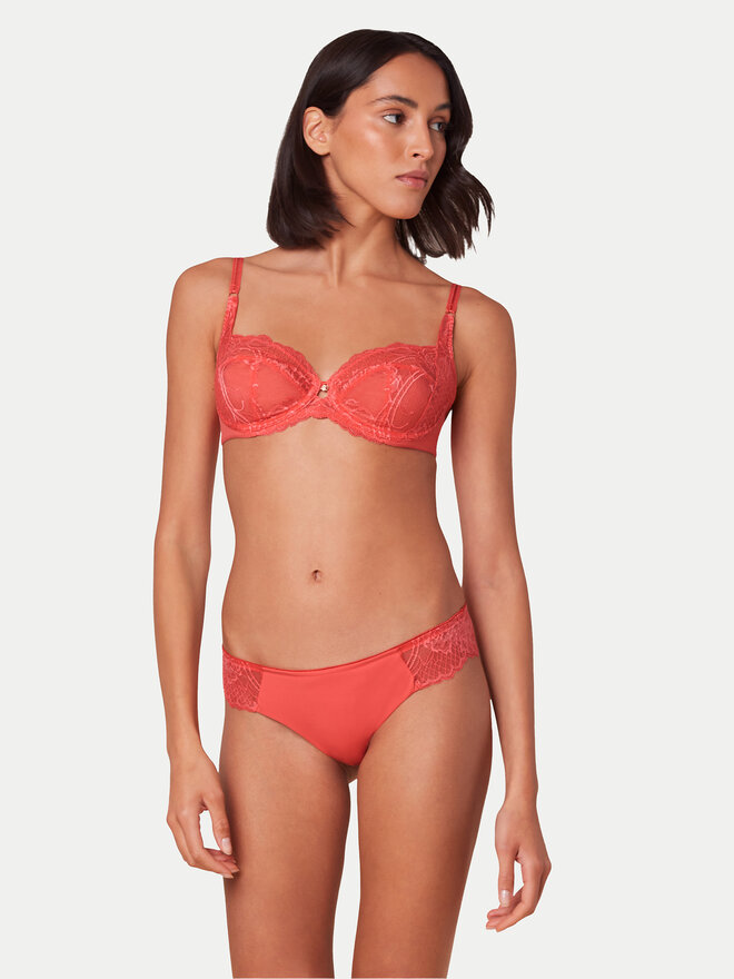 Triumph Triumph Braziljske spodnje hlačke Wild Peony Florale 10209603 Roza