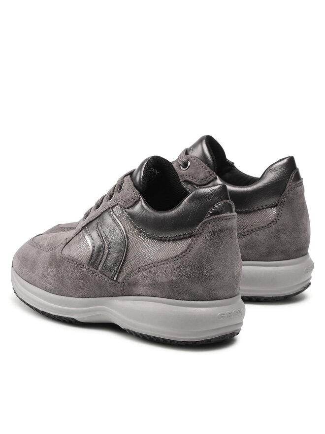 Sneakers Geox D Happy B D1662B 0PZ22 C9002 Gris chaussures