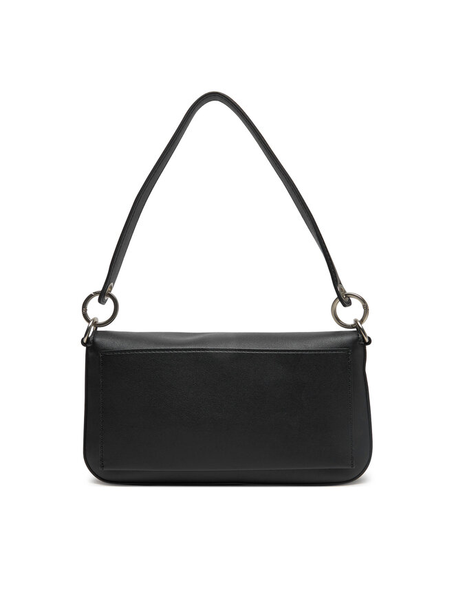 Calvin Klein Jeans Τσάντα Calvin Klein Jeans Sculpted Flap Shoulder Pouch LV04K3148G Μαύρο