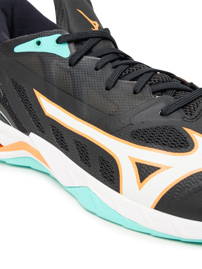 Mizuno Batai uždaroms aikštelėms Mizuno Wave Phantom 4 X1GA2350 Juoda