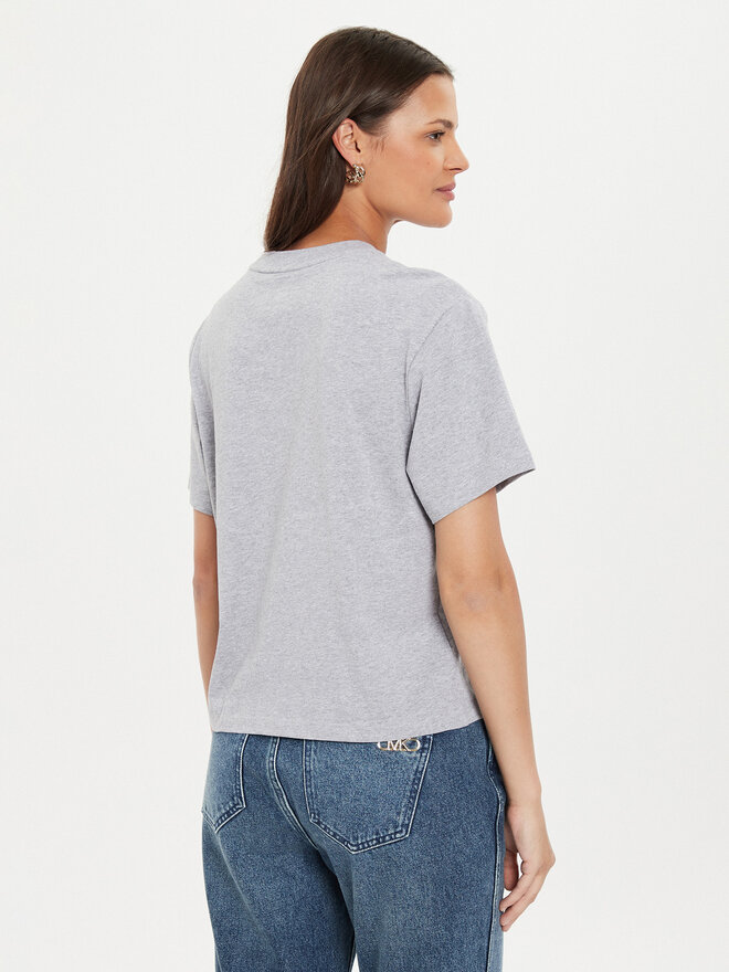 Guess Jeans Guess Jeans Marškinėliai W4YI73 K8HM0 Pilka Boxy Fit