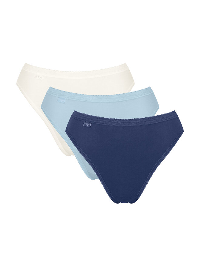 Sloggi Sloggi Set od 3 para klasičnih gaćica Basic 10222391 Plava