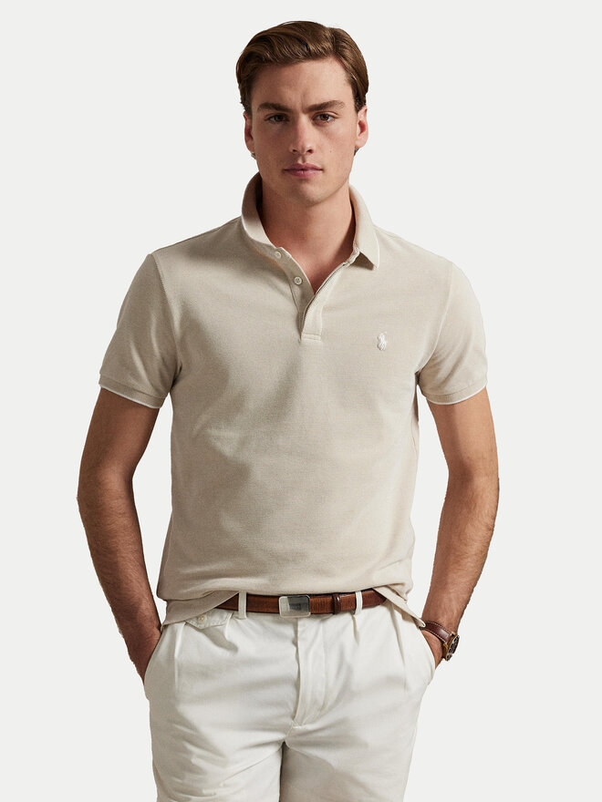 Polo Ralph Lauren Polo Ralph Lauren Poloshirt 710963494002 Beige Custom Slim Fit