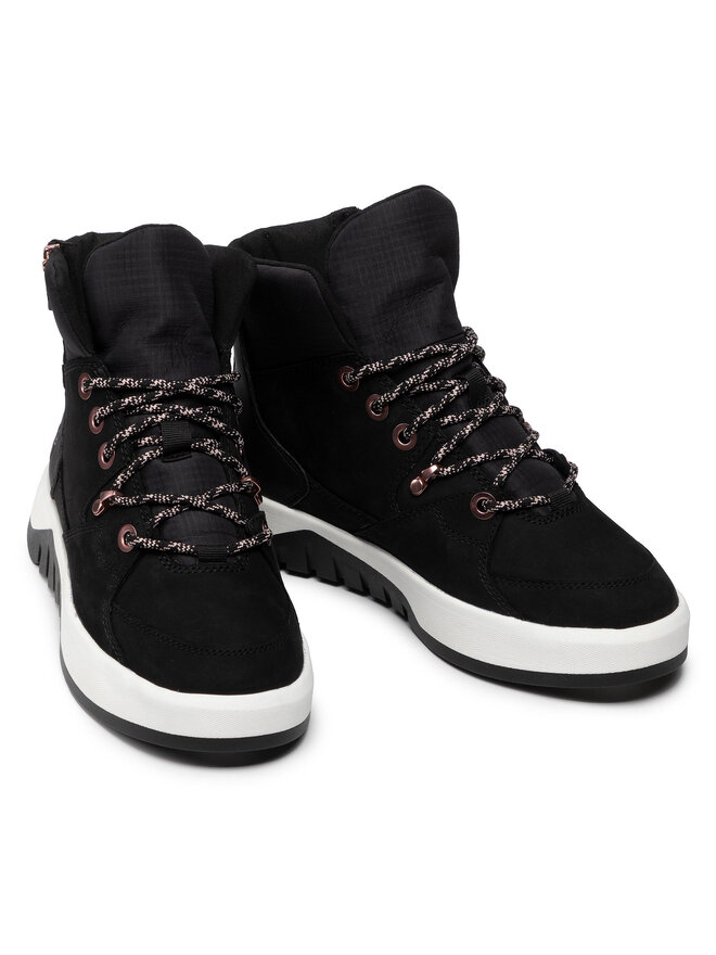 Black timberland sneaker boots online