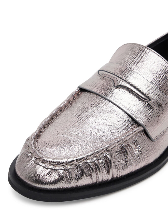 Badura Loaferke Badura LILAC-SLT152SK Srebrna