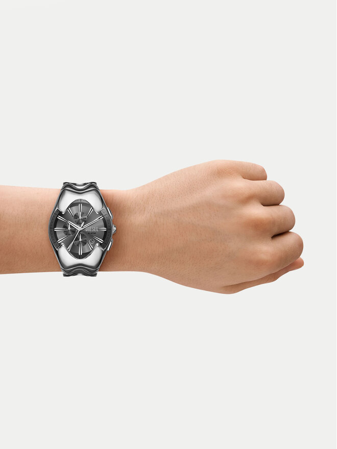 Diesel Годинник Diesel Mercurial DZ4683 Срібний