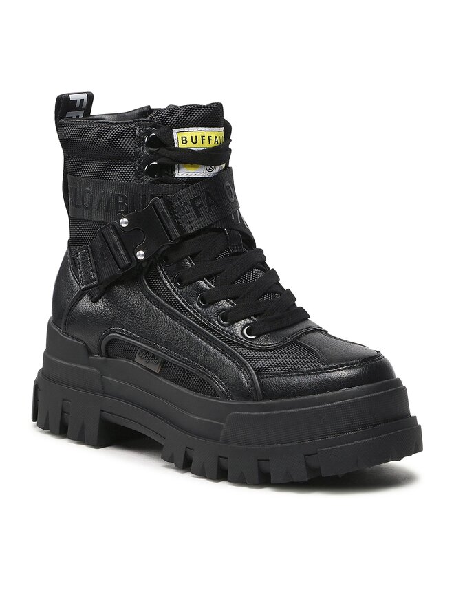 Buffalo Schnürschuhe Buffalo Aspha Com1 1622077 Schwarz