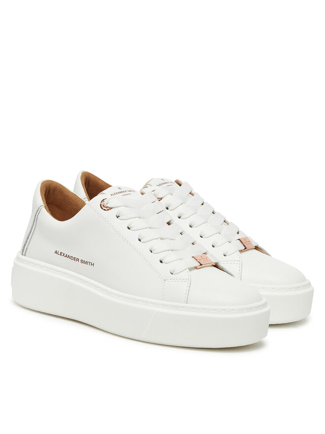 Alexander Smith Sneakersy Alexander Smith London High ALBBLHW 8401 Biały