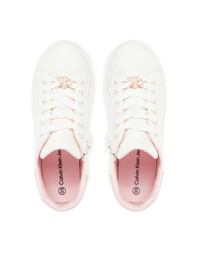 Calvin Klein Jeans Αθλητικά Calvin Klein Jeans Low Cut Lace-Up V3A9-82015-1355A S Λευκό