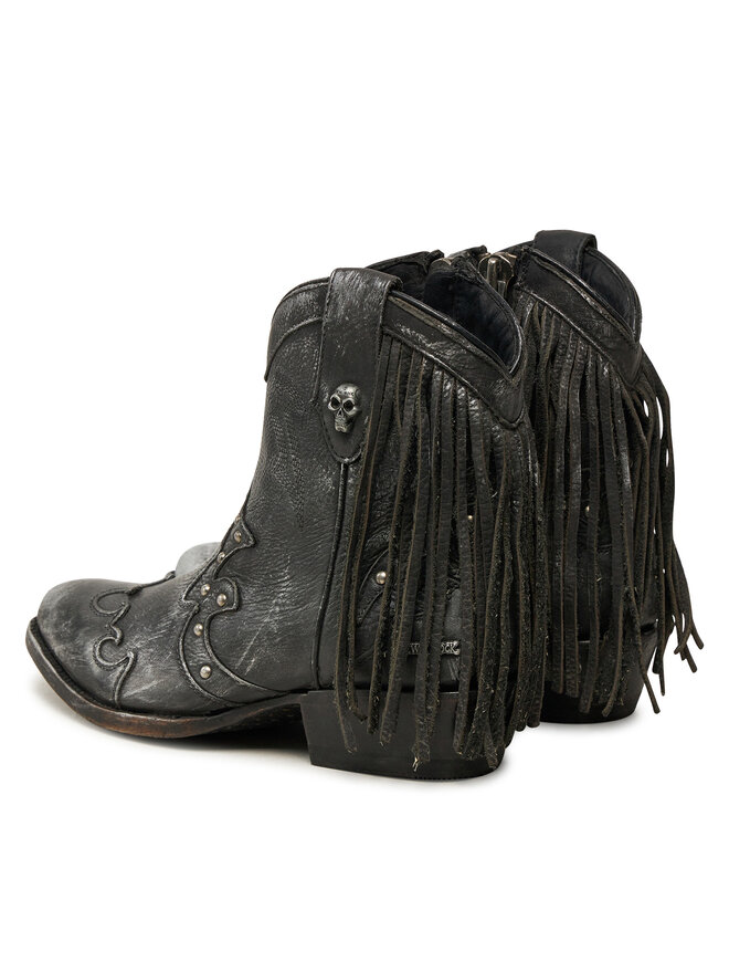 NEW ROCK Kowbojki NEW ROCK M-WSTM003-S1 Czarny