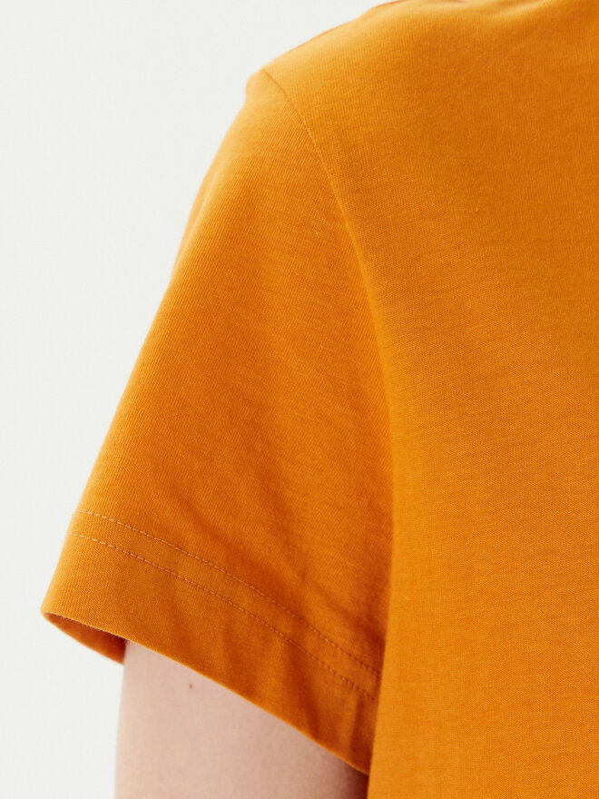 Mustang Mustang Camiseta Floris 1016157 Naranja Relaxed Fit