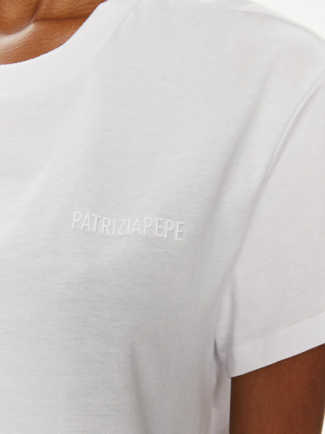 Patrizia Pepe Patrizia Pepe Camiseta 8M1543/J111-W103 Blanco Regular Fit