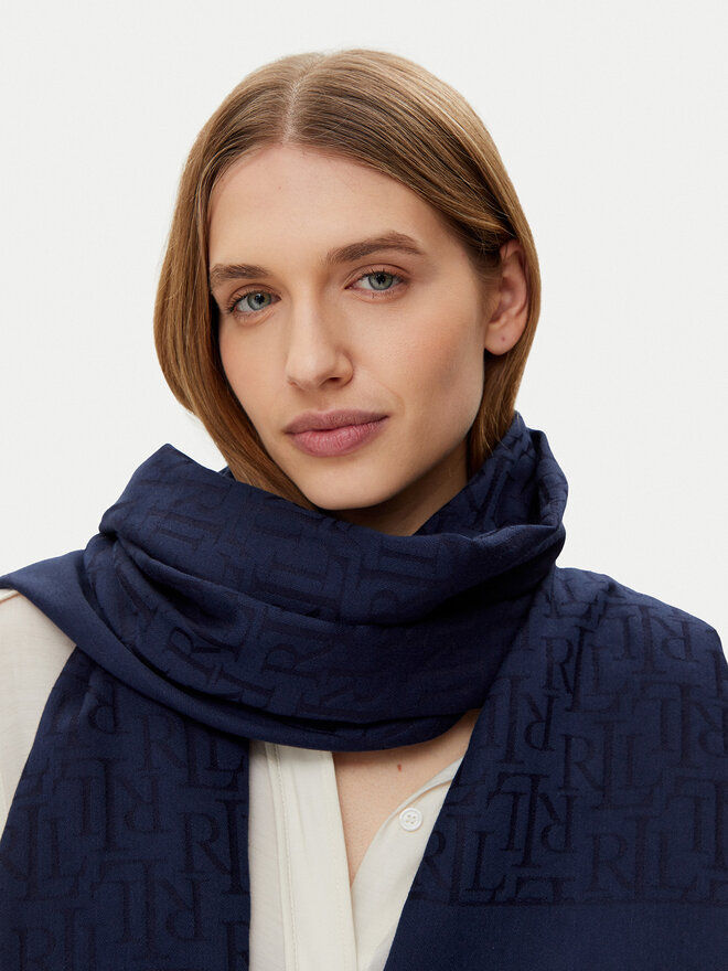 LAUREN RALPH LAUREN Šalle LAUREN RALPH LAUREN 454937219001 Tumši zils