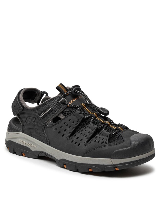 Skechers Sandały Skechers Tresmen-Menard 205113/BLK Czarny
