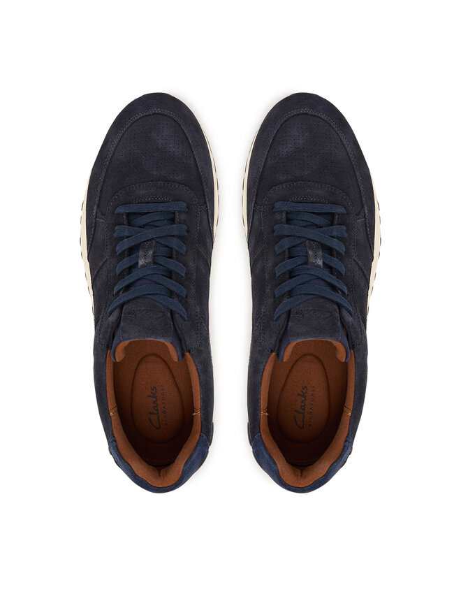 Clarks Снікерcи Clarks Radwell Tie 26186565 Cиній
