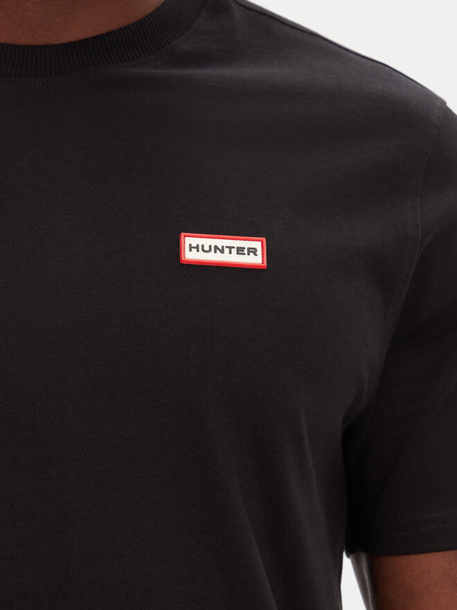 Hunter Hunter Majica Tavish HARM0082251 Črna Regular Fit