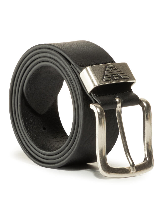 Emporio Armani Cinturón para hombre Emporio Armani Y4S201 YDD6G 80001 Negro