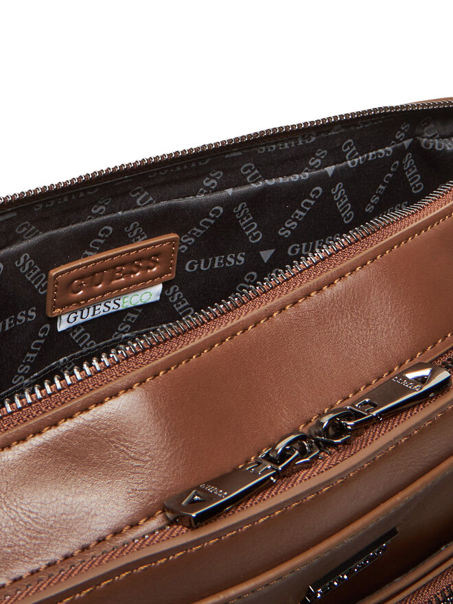 Guess Torba za prenosnik Guess HMBOCA P5338 Rjava