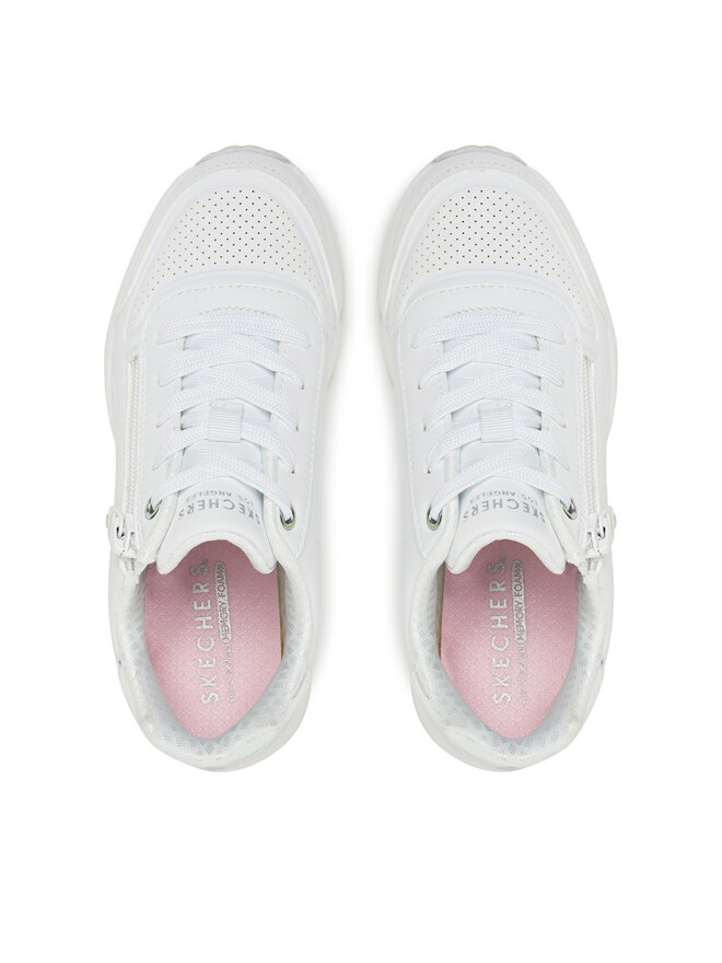 Skechers Superge Skechers Uno Gen1-Zip And Stride 310554L/WHT Bela