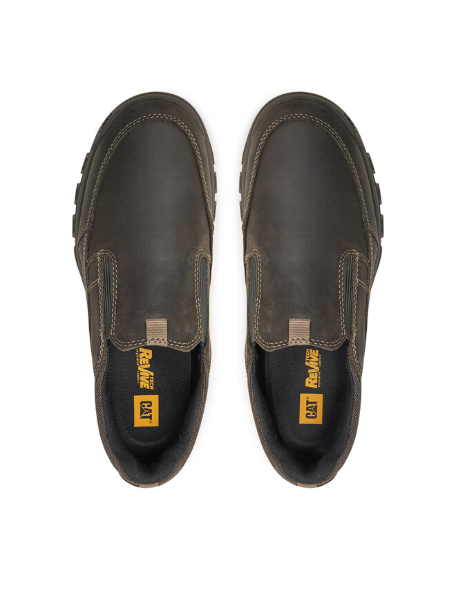 CATerpillar Κλειστά παπούτσια CATerpillar Threshold Slip On P726053 Καφέ