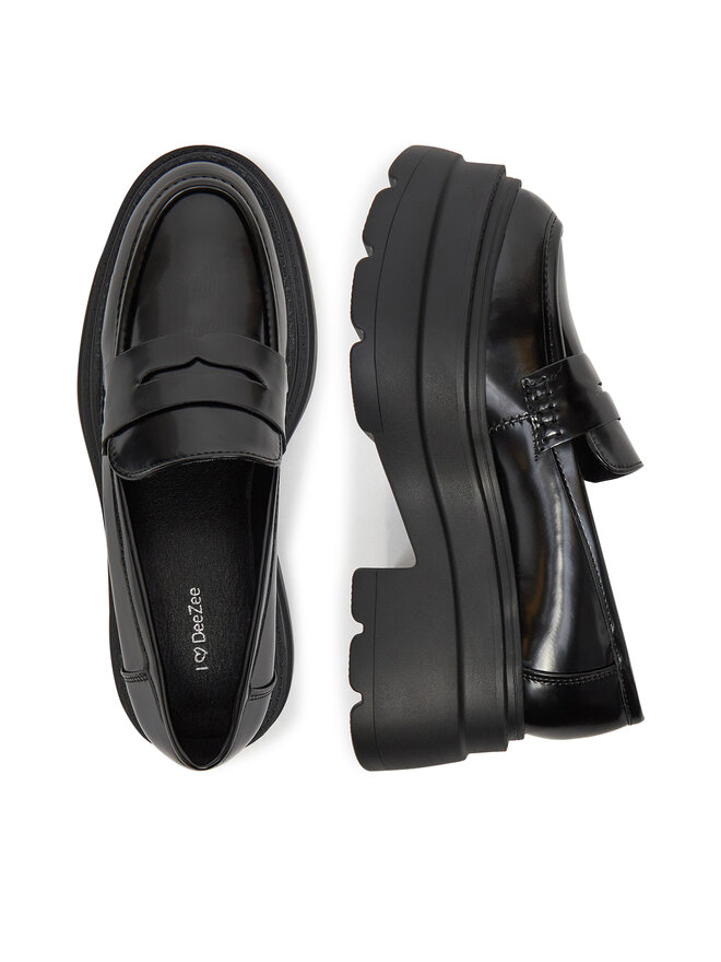 DeeZee Loafersy DeeZee ST0242613-1 Czarny