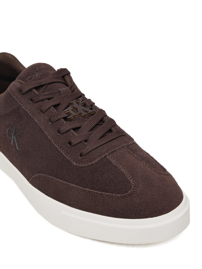 Calvin Klein Sneakers Calvin Klein Low Prof Cupsole Wt Su HM0HM02201 Braun