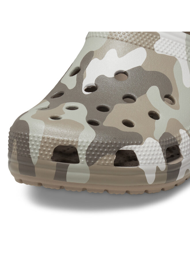 Crocs Papucs Crocs Classic Printed Camo Clog 206454 Bézs