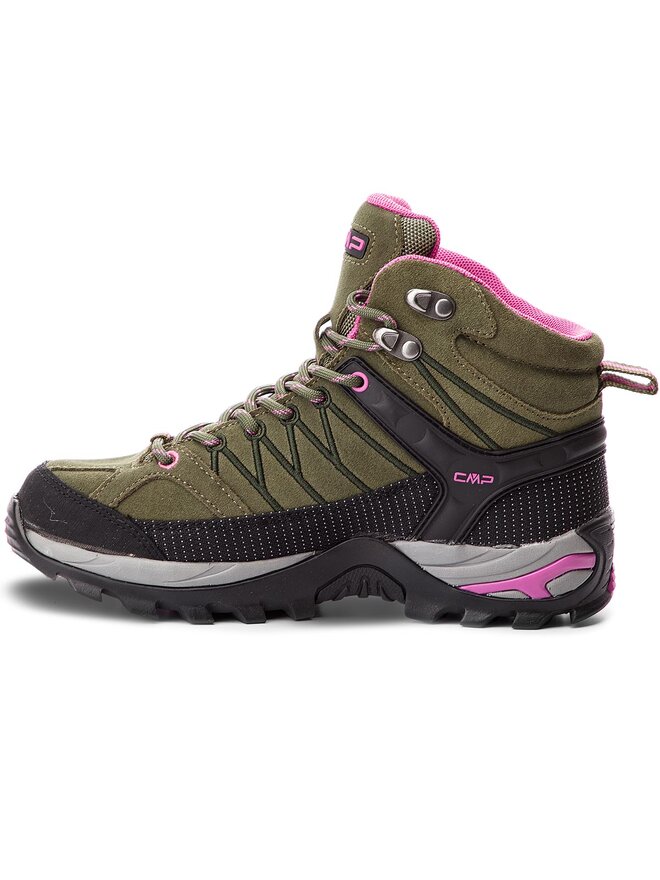 Chaussures Randonnée Femme CMP Rigel Mid WP - Imperméables Cuir Véritable - Confort Longue Marche