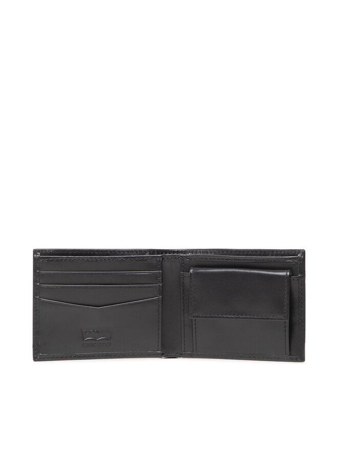 Levi's® Veľká pánska peňaženka Levi's® 233297-0004 Čierna