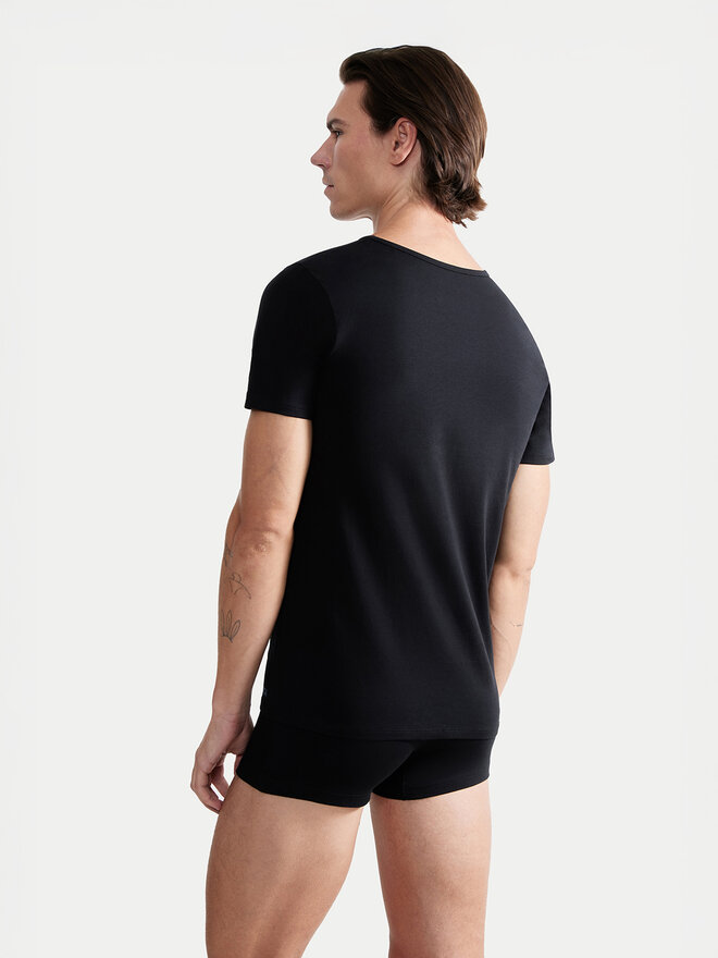 Sloggi Sloggi Unterhemd 10222373 Schwarz Slim Fit
