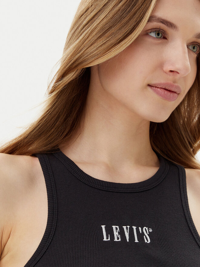 Levi's® Levi's® Marškinėliai Gemini A9415-0005 Juoda Slim Fit